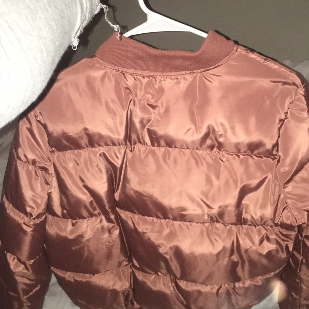 Pink F21 Puffer jacket - Picture 3 of 4